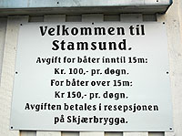 Stamsund: De nye takstene på gjestebrygga. Foto: Bent Svinnung